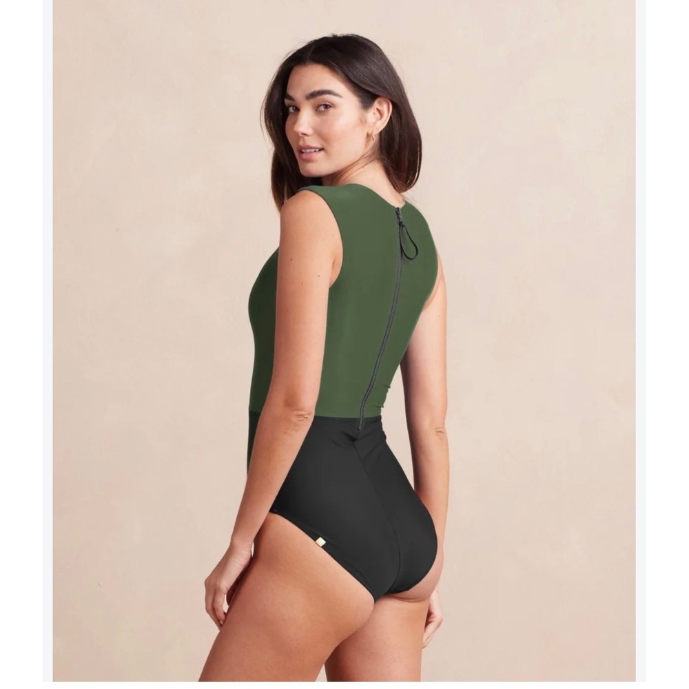 Summersalt The Surf One Piece Swimsuit Olive Green Swimsuit Resortwear Beach